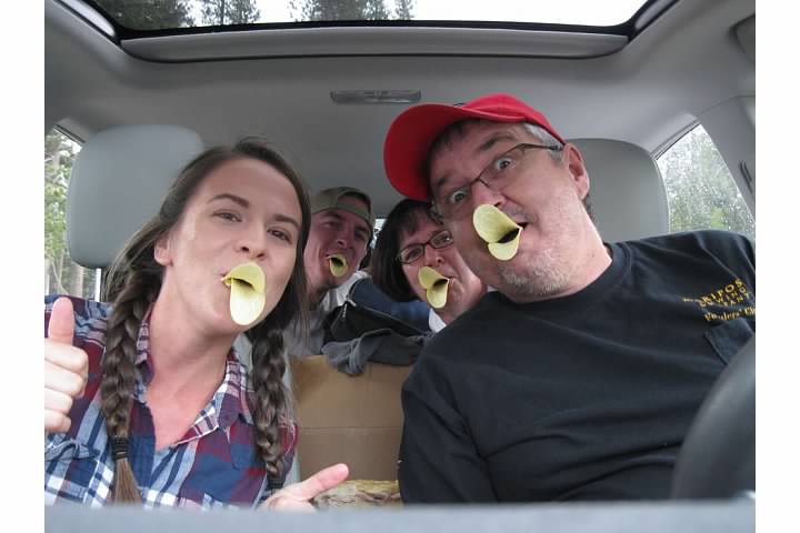We had Pringles with lunch and couldn't resist taking this photo.